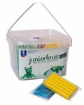 Feuchtmann - 028 0405 - JUNIORKNET EDU box maxi, 14 staven, 7 kleuren - 14x100g