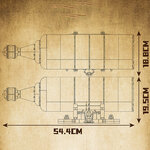 Mould King 10067 Flying Dutchman in een Fles