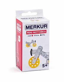 Merkur - Mini 55 - motorfiets - metalen constructieset - 52 onderdelen