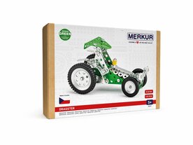 Merkur - Dragster - metalen constructieset - 137 onderdelen