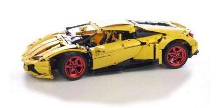 CaDA 610 Super Car plus Umbausatz gelb