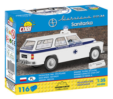COBI 24549 - Warszawa 223K Ambulance