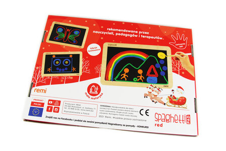 Spaghetti pad red