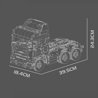 Mould King 13203 Vrachtwagen trekker