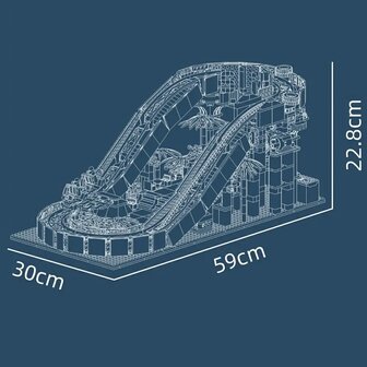 Mould King 11021 Waterglijbaan