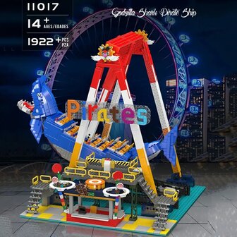 Mould King 11017 Piraten Schip Haai