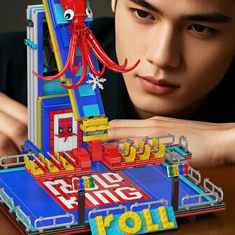 Mould King 11015 Octopus Spinnende achtbaan