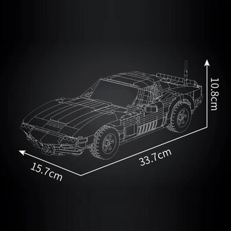 Mould King 10198 C3 Sports Car