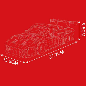 Mould King 10167 935 Sports Car