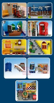 Mould king 16031 Barber shop