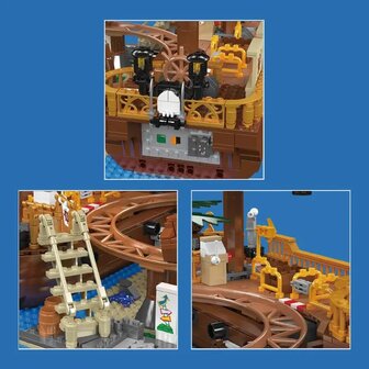 Mould King 11013 Double Helix Achtbaan