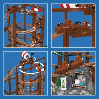 Mould King 11013 Double Helix Achtbaan