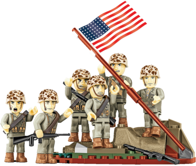 COBI 2059 Raising the flag