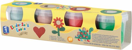 Feuchtmann 628 0518 - Kinder Soft klei 4x 150 gram - Nature