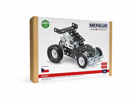 Merkur - Buggy - metalen constructieset - 126 onderdelen