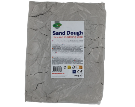 Maledo - Sand dough, speel- en modelleerzand - 1,75 kg in zak - 2,5 liter
