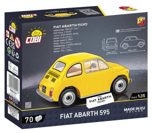 COBI 24514 Fiat 500 Abarth 1965
