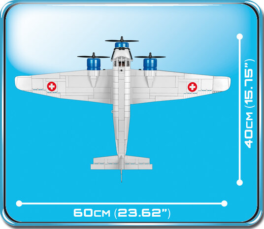COBI  WW2 5711- Junkers JU-52/3M G4E