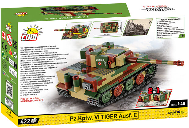 COBI 2735 PZ.KPFW.VI Tiger Ausf.E