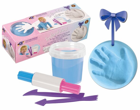 Feuchtmann - Infant Art - hand- of voetafdruk van uw kind - blauw