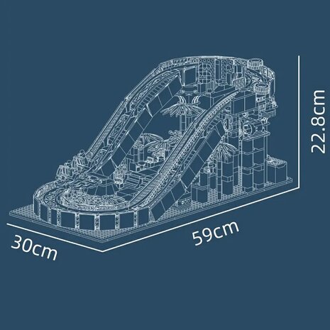 Mould King 11021 Waterglijbaan