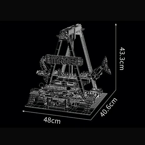 Mould King 11017 Piraten Schip Haai