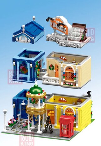 Mould king 16031 Barber shop