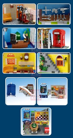 Mould king 16031 Barber shop