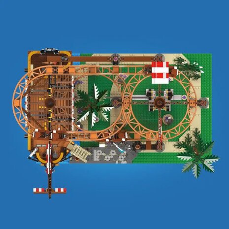 Mould King 11013 Double Helix Achtbaan