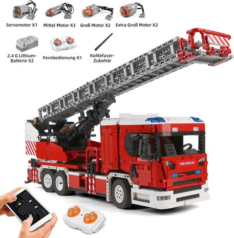 Mould King 17022 Brandweerauto