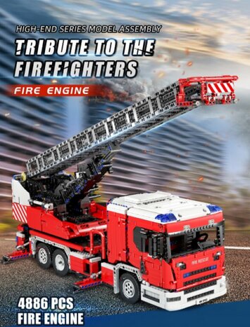 Mould King 17022 Brandweerauto