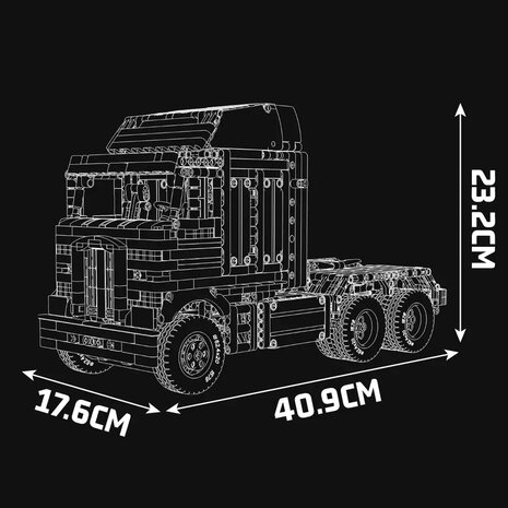 Mould King 13202 K100 American Truck