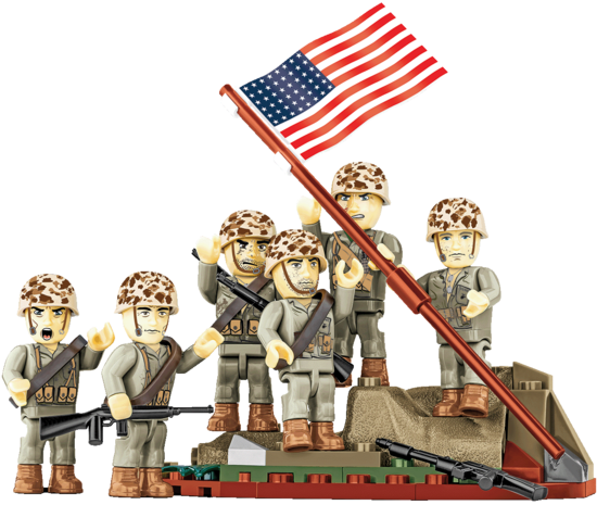 COBI 2059 Raising the flag