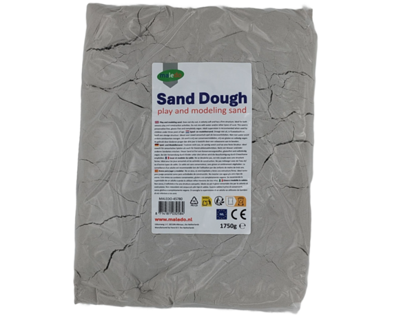 Maledo - Sand dough, speel- en modelleerzand - 1,75 kg in zak - 2,5 liter