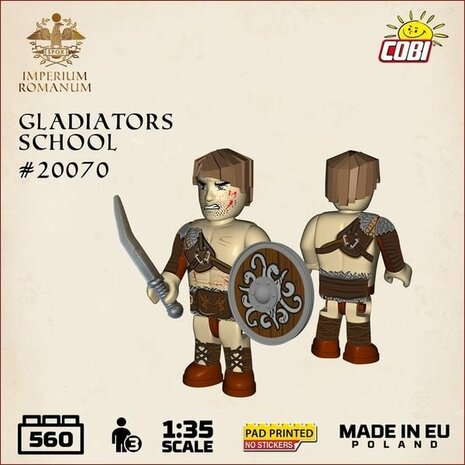 COBI 20070  Romeinse Gladiators School