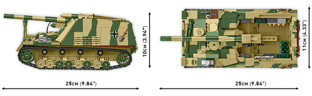 COBI 2663 SD.KFZ.165 Panzer Hummel