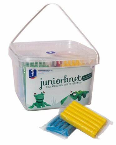 Feuchtmann - 028 0405 - JUNIORKNET EDU box maxi, 14 staven, 7 kleuren - 14x100g
