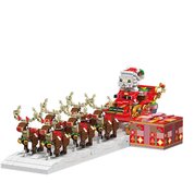 Mould King 10154 Kerstman op Arreslee