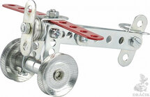 Merkur - Mini 51 - vliegtuig - metalen constructieset - 33 onderdelen