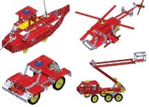 Merkur - Brandweer set - metalen constructieset - 740 onderdelen