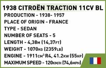 COBI WW2 2266 - Citroën Traction 11CV BL