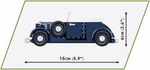 COBI WW2 2262 - Horch 830BK BK Cabriolet