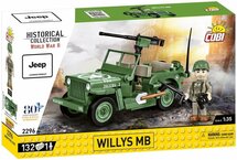 COBI 2296 WILLYS MB & M2 GUN