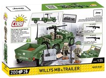 COBI 2297 WILLYS MB & Trailer
