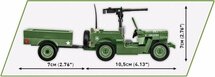 COBI 2297 WILLYS MB & Trailer