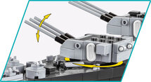 COBI 4837 Battleship USS Missouri BB-63