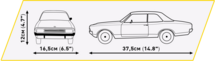 COBI 24344 - Opel Rekord C Coupe