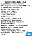 COBI 5762 Hawker Hurricane NO.302