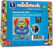 Feuchtmann - ministeck "Glow in the dark" - Monster Mr. Blue