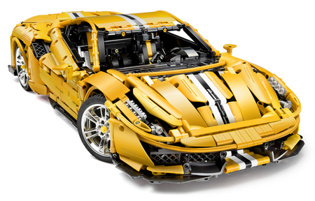 CaDA MASTER Italian Super Car gelb inkl. power system